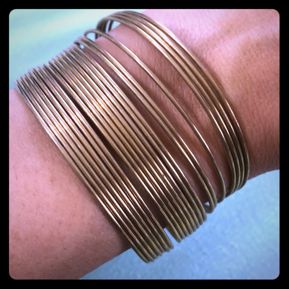 Gold bangle